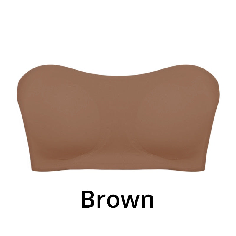 💜HOT SALE- BUY 1 GET 1 FREE💜Strapless Wireless Bra with Crossover Side Closure